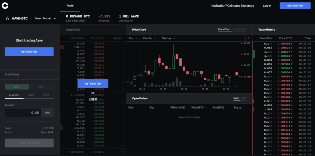 Coinbase listing