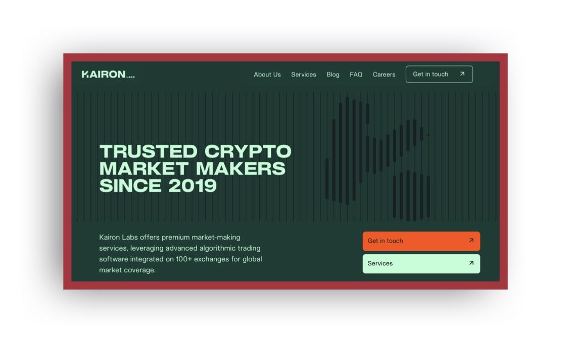 top market makers in crypto Kairon