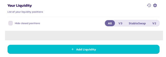 PancakeSwap listing add liquidity