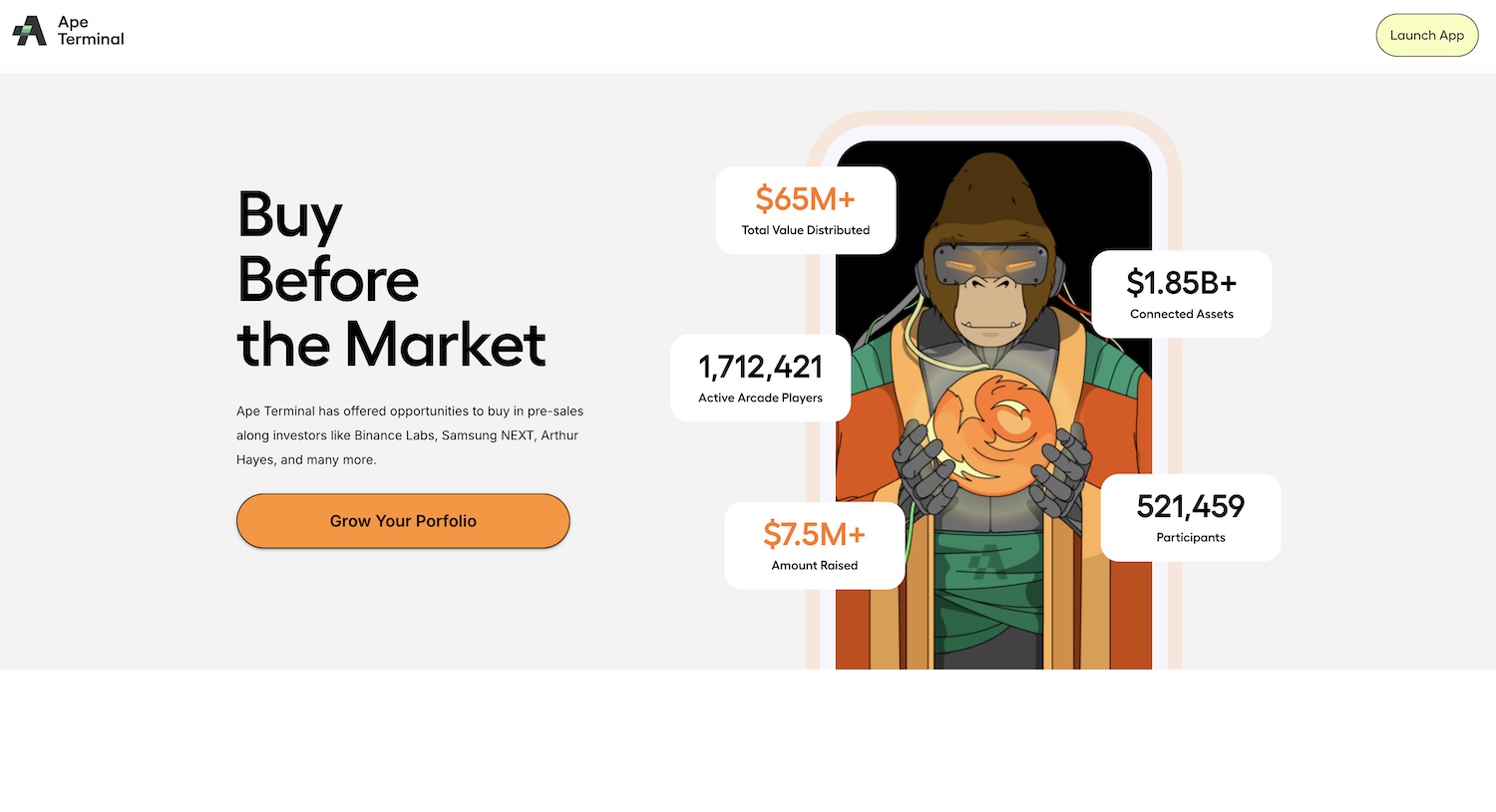 best IDOs launchpads - Ape Terminal