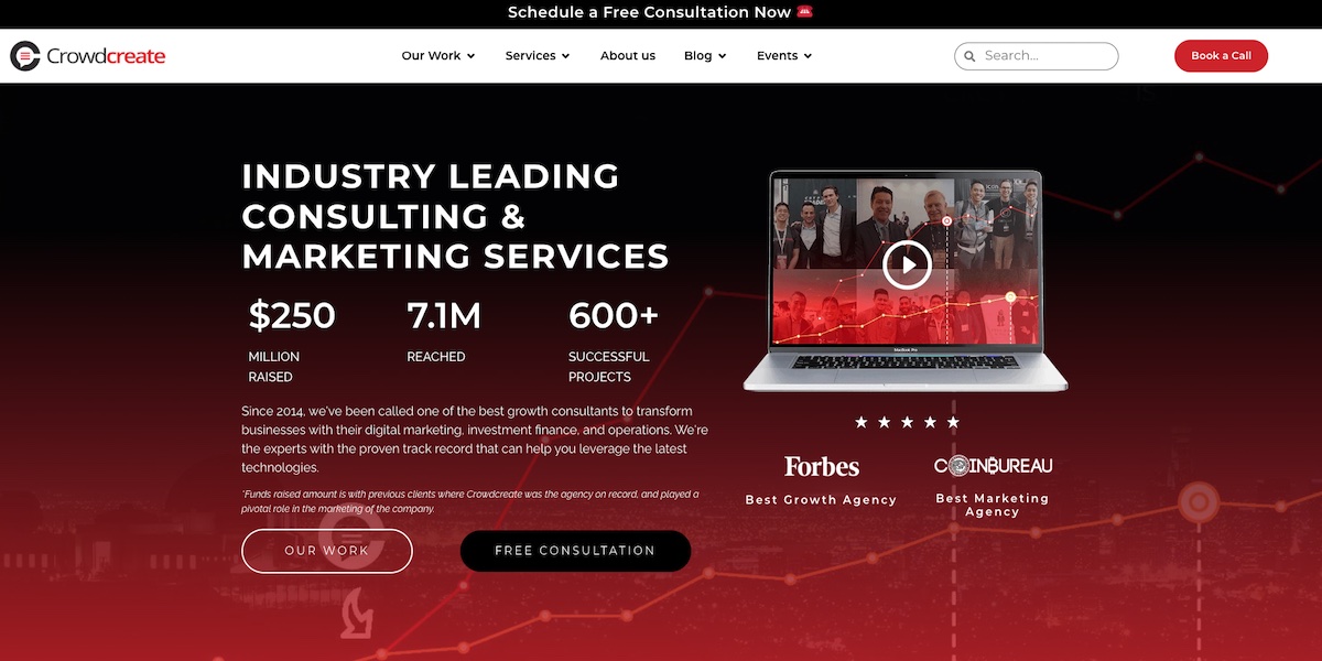 Best web3 and crypto marketing agencies - Crowdcreate