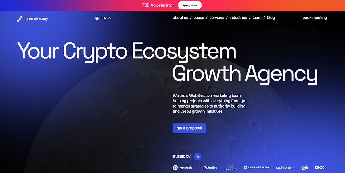 Best web3 and crypto marketing agencies - Luna Strategy